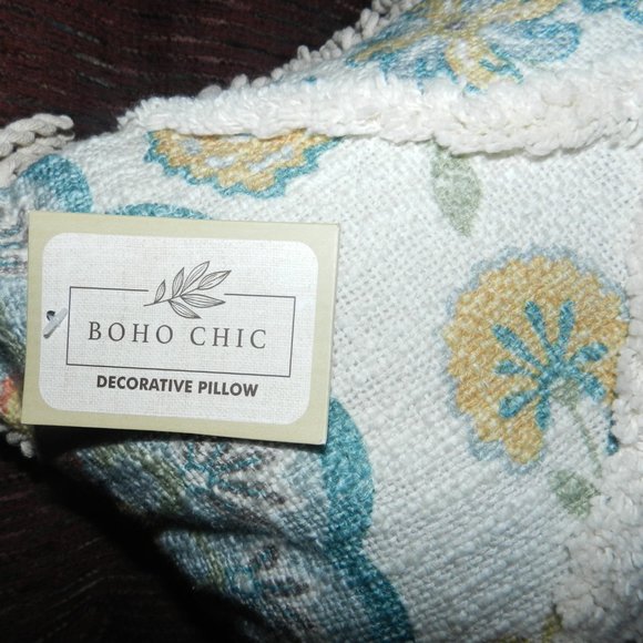 Mosaic Decorative Throw Pillows 20"x20" & Pillow cases Boho Chic  NWT/NEW! - Picture 11 of 14